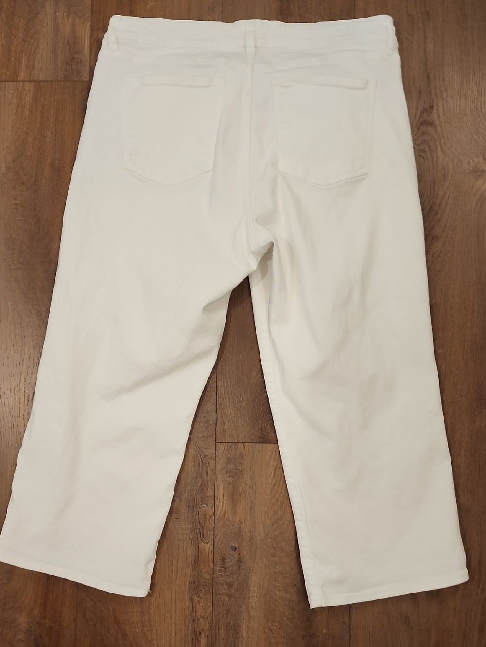 Kut from the Kloth Jeans Lucy High Rise Wide Leg Stretch White Pants size 20W - Picture 10 of 10